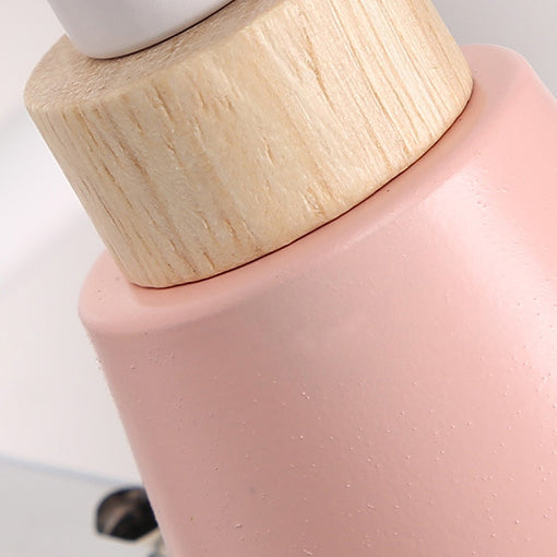 Wood Iron Horn Cone 2-Light Wall Lamp