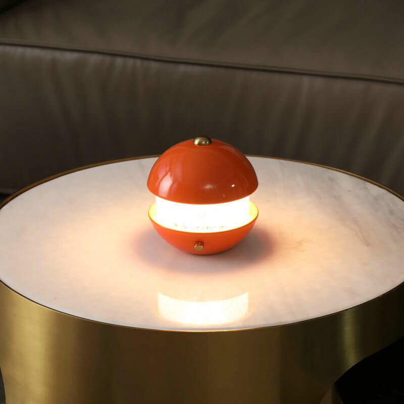 Metal Round Table Lamp