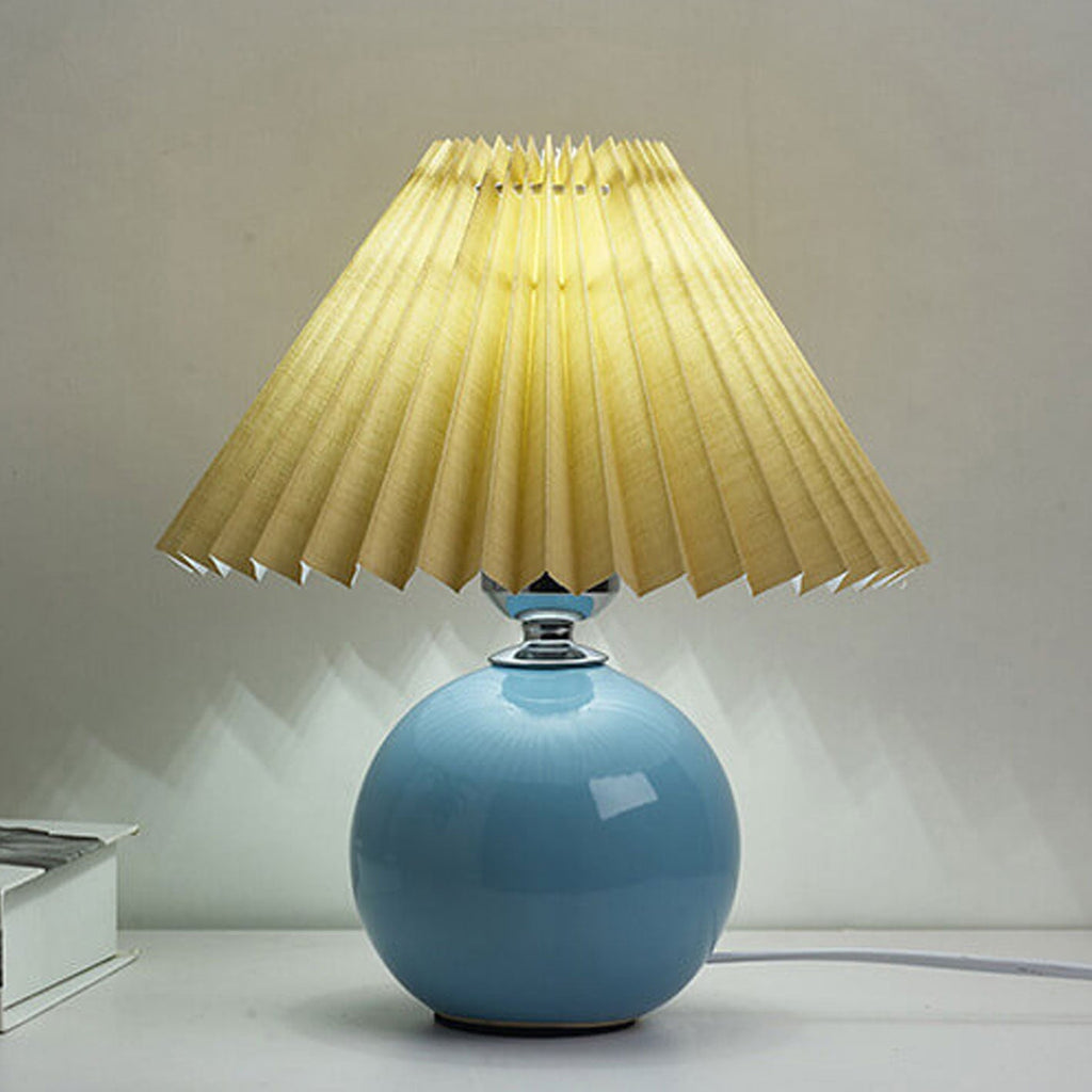 Ceramic Pleated Table Lamp