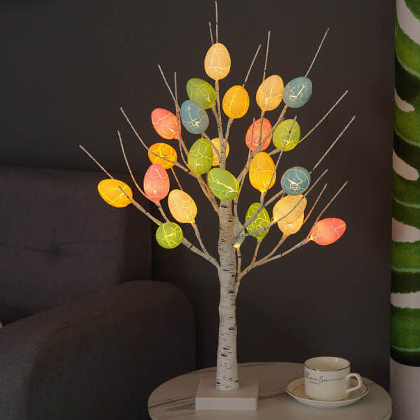 Holiday Decorative Colorful Egg Table Lamp
