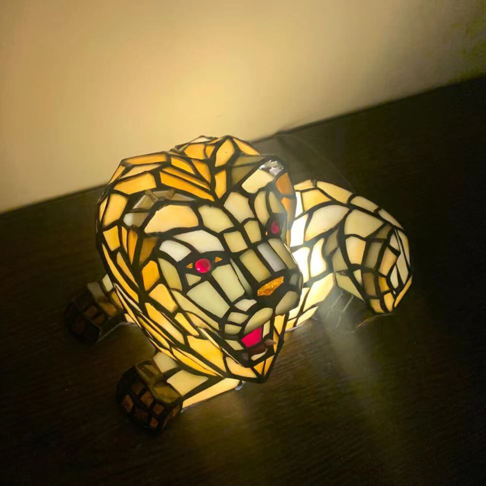Animal Stained Glass Decorative Table Lamp