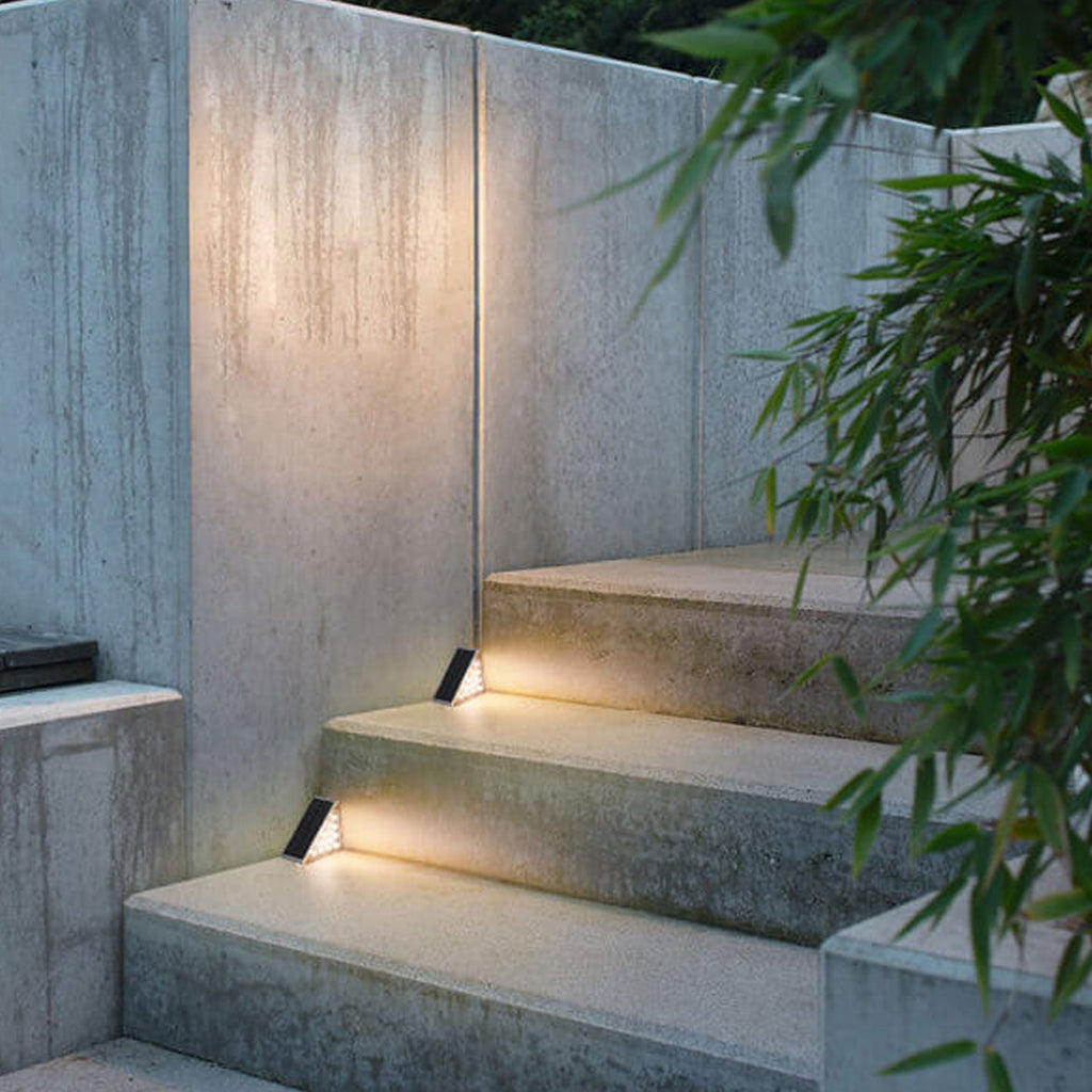 Stereo Triangle Stair Outdoor Light