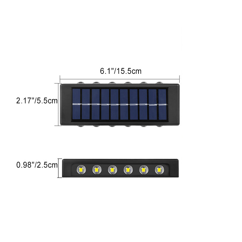 Rectangular ABS PVC Patio Outdoor Light
