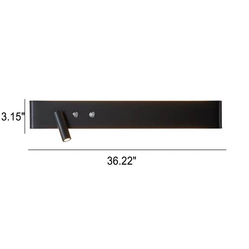 Rectangular Aluminum Iron Wall Lamp