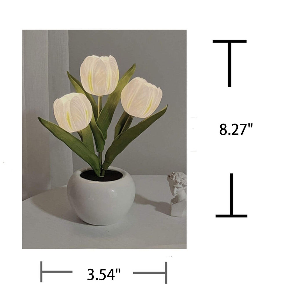 Tulip Night Simulated Flower Table Lamp