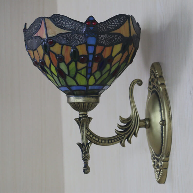 Dragonfly Glass Wall Lamp
