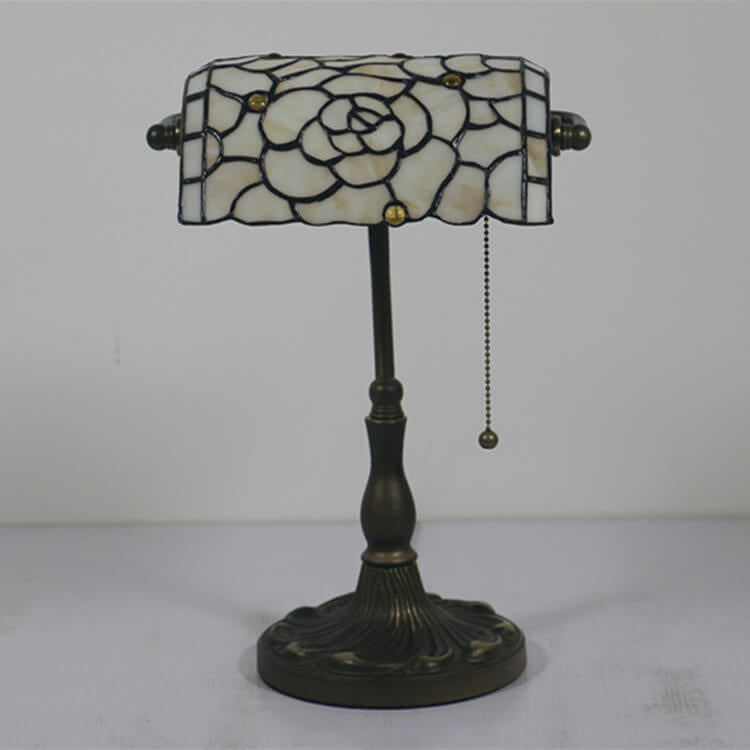 Baroque Stained Glass Zipper Table Lamp