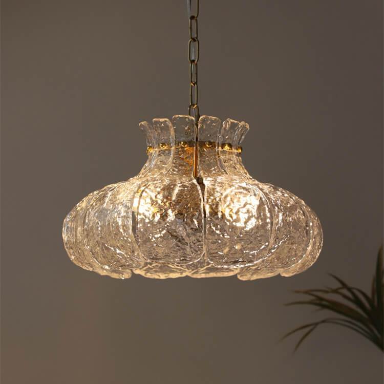 Ice Melting Glass Pear 4-Light Floor Lamp