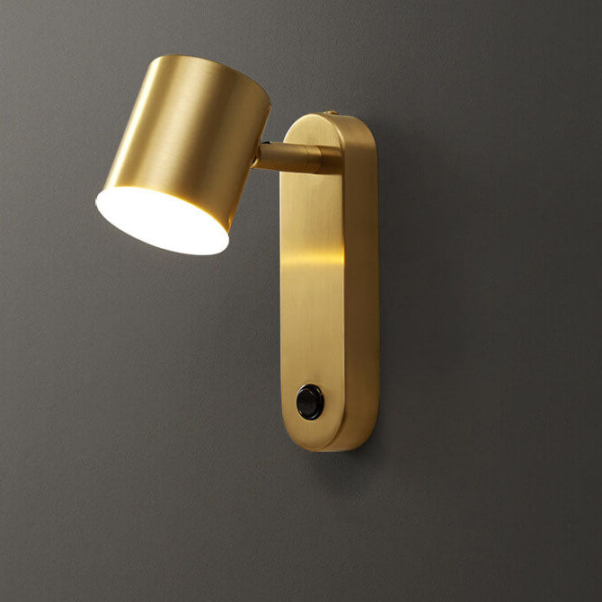 Copper Cylinder Wall Lamp