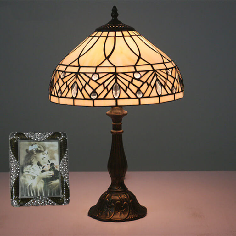 Baroque Gemstone Glass Table Lamp