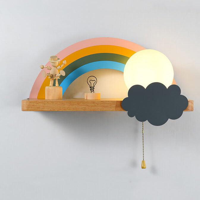 Cartoon Rainbow Wall Lamp