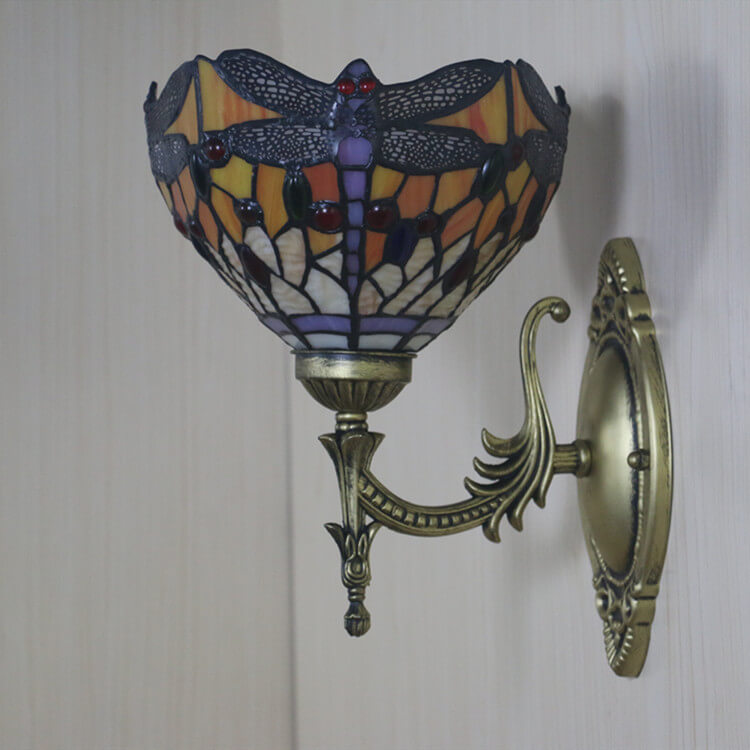 Dragonfly Glass Wall Lamp