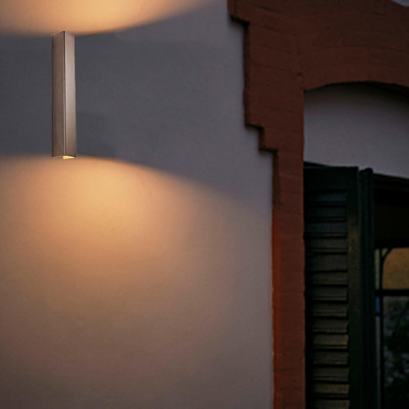 Rectangular Aluminum Bedroom Wall Lamp