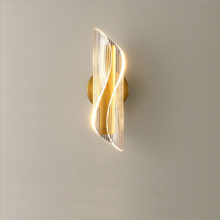 Acrylic Curly Wall Lamp
