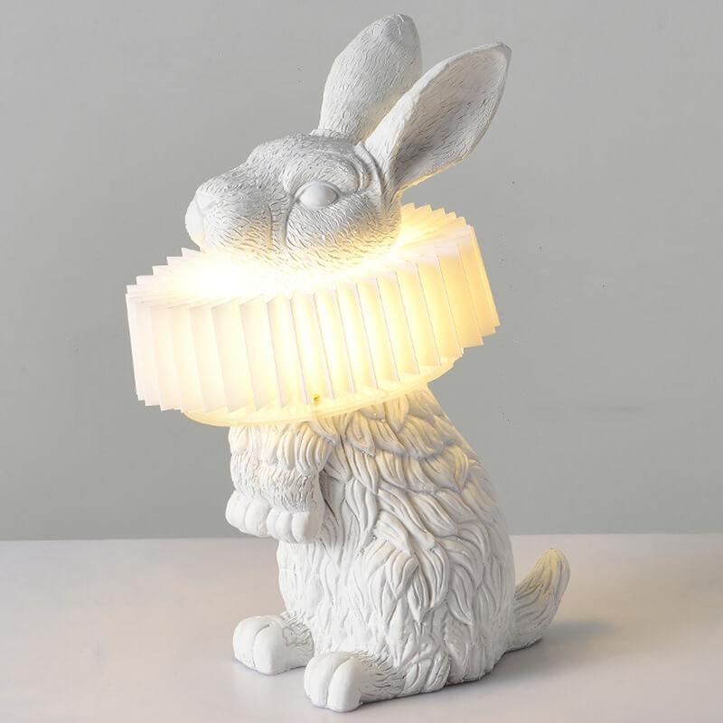 Resin Rabbit Table Lamp