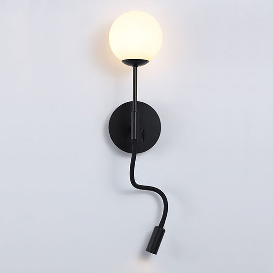 Round Glass Ball Silicone Wall Lamp