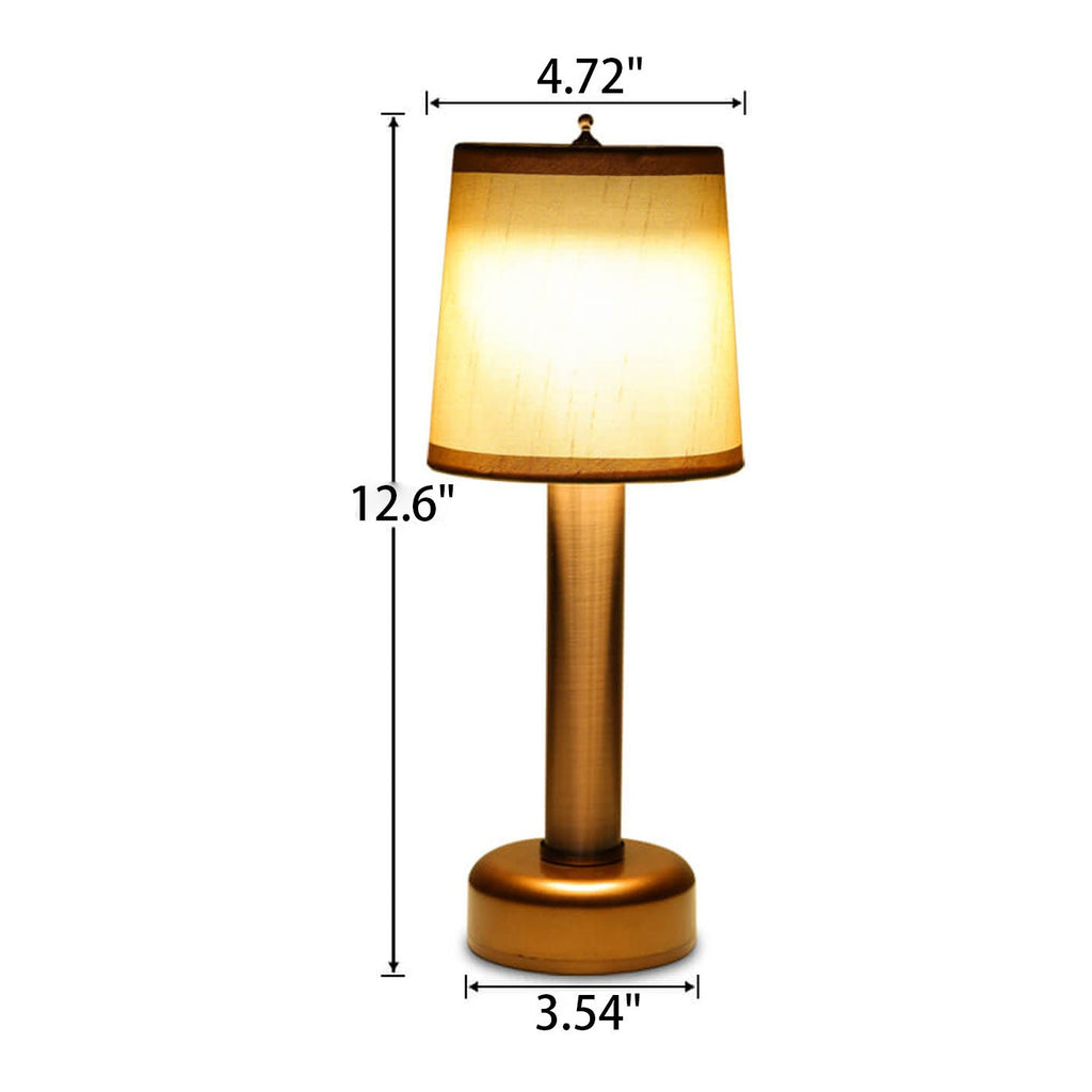 Linen Iron Rechargeable Table Lamp