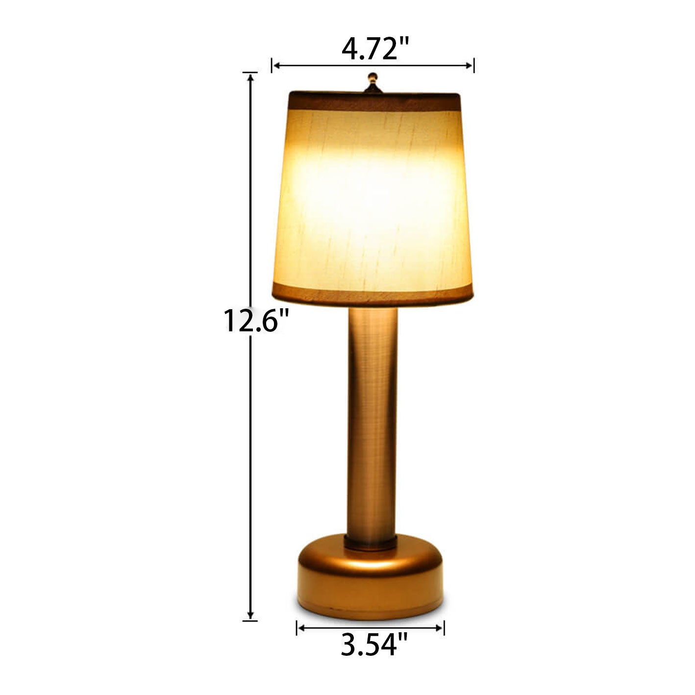 Linen Iron Rechargeable Table Lamp