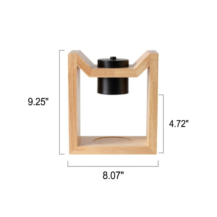 Solid Wood Head Melting Table Lamp