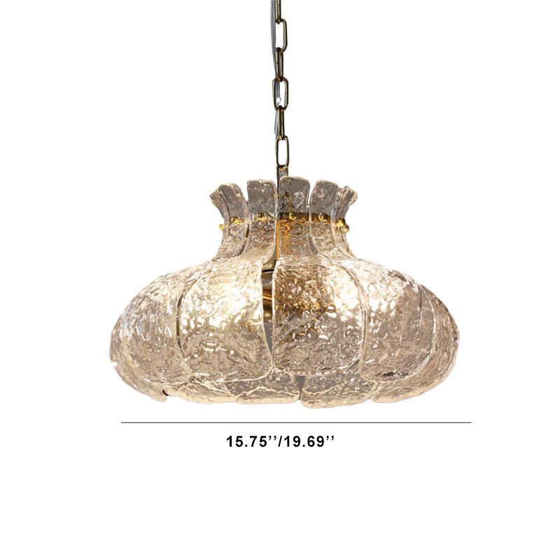 Ice Melting Glass Pear 4-Light Floor Lamp