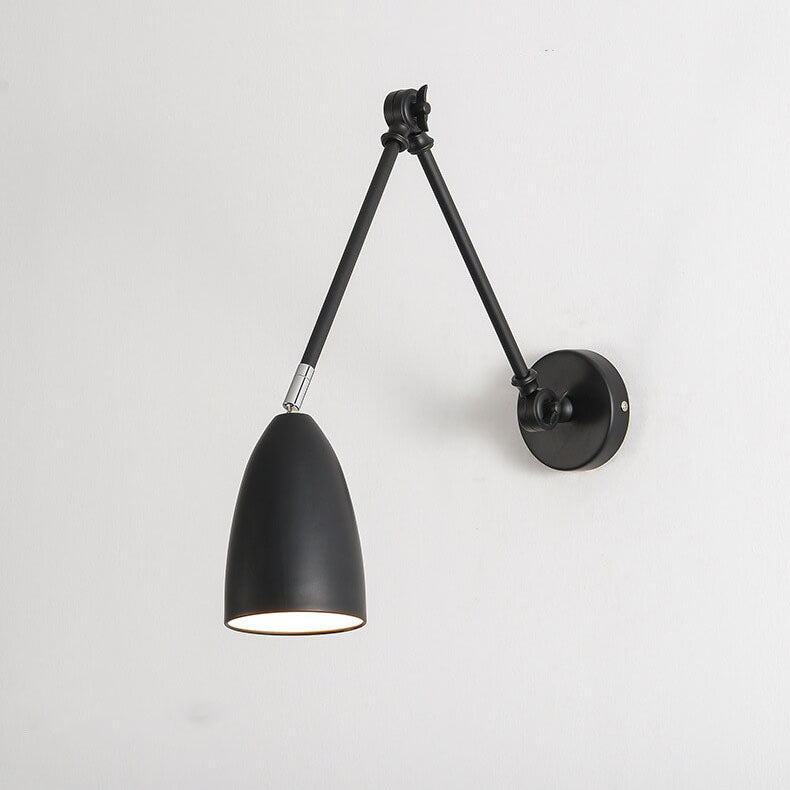 Swing Arm Rotating Retractable Wall Lamp