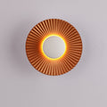 Round Shell Textures Aluminum Wall Lamp