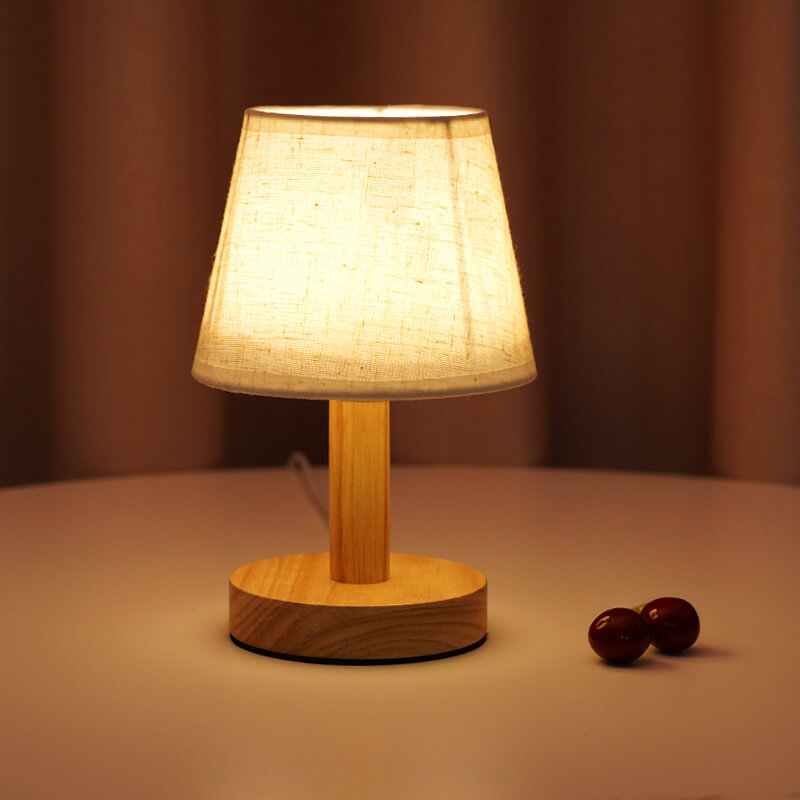 Linen Drum Table Lamp