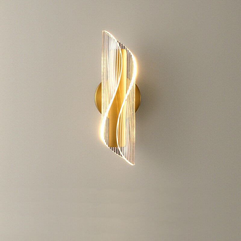 Acrylic Curly Wall Lamp