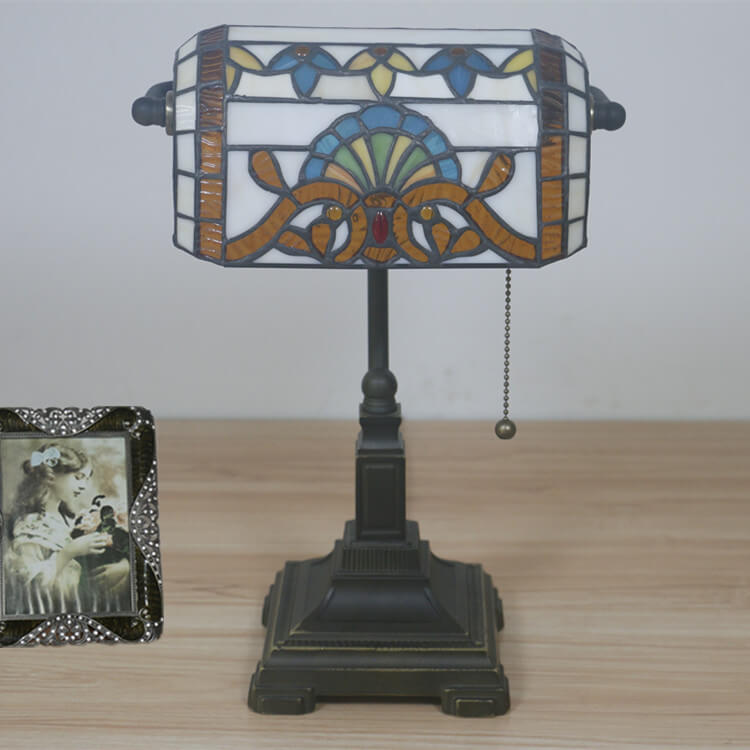 Stained Glass Zipper Switch Table Lamp