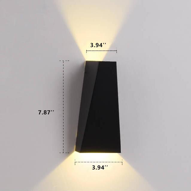 Trapezoid 2-Light Outdoor Light