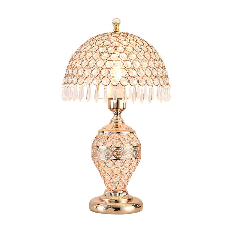 Crystal Dome Table Lamp