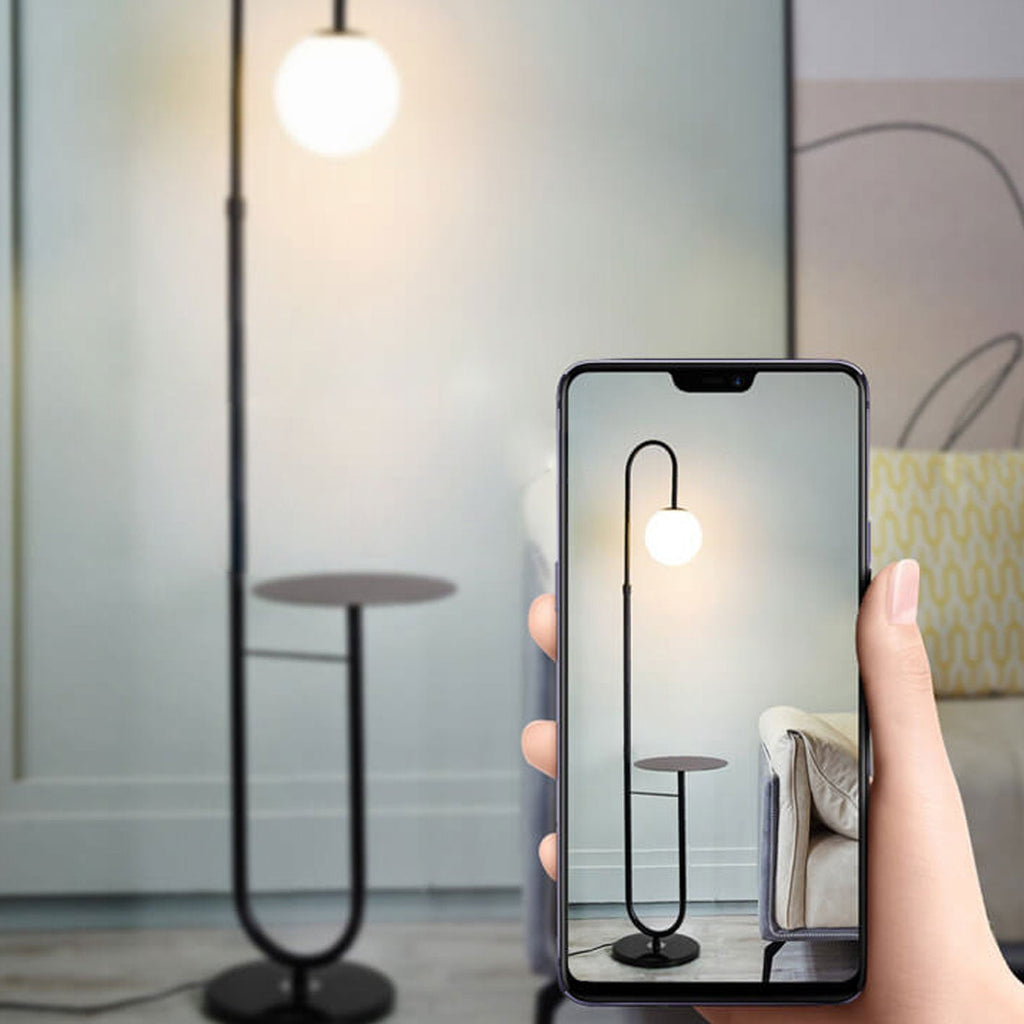Nordic Minimalist Iron Marble Floor Lamp