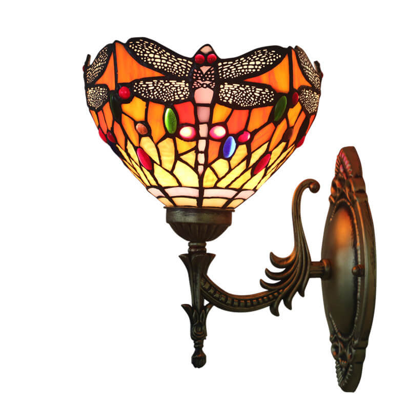 Dragonfly Glass Wall Lamp