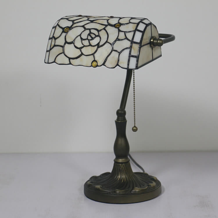 Baroque Stained Glass Zipper Table Lamp