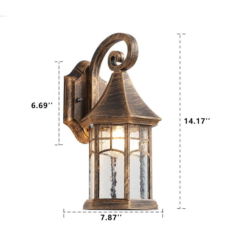 Lantern Glass Outdoor Light