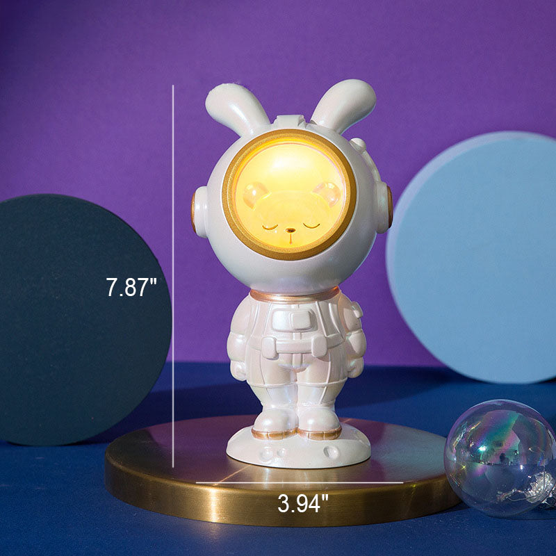 Astronaut Rabbit Duck Resin Table Lamp