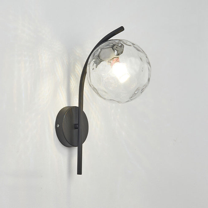 Arc Glass Globe Wall Lamp