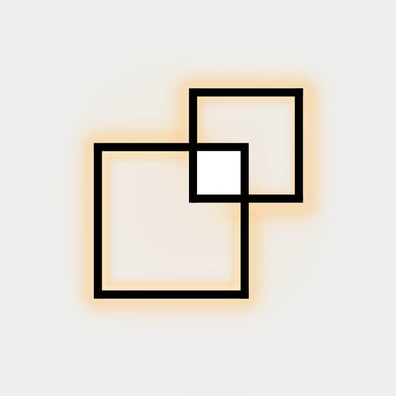 Square Combination Iron Wall Lamp