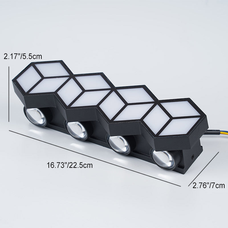 Aluminum Acrylic Lozenge Patio Outdoor Light