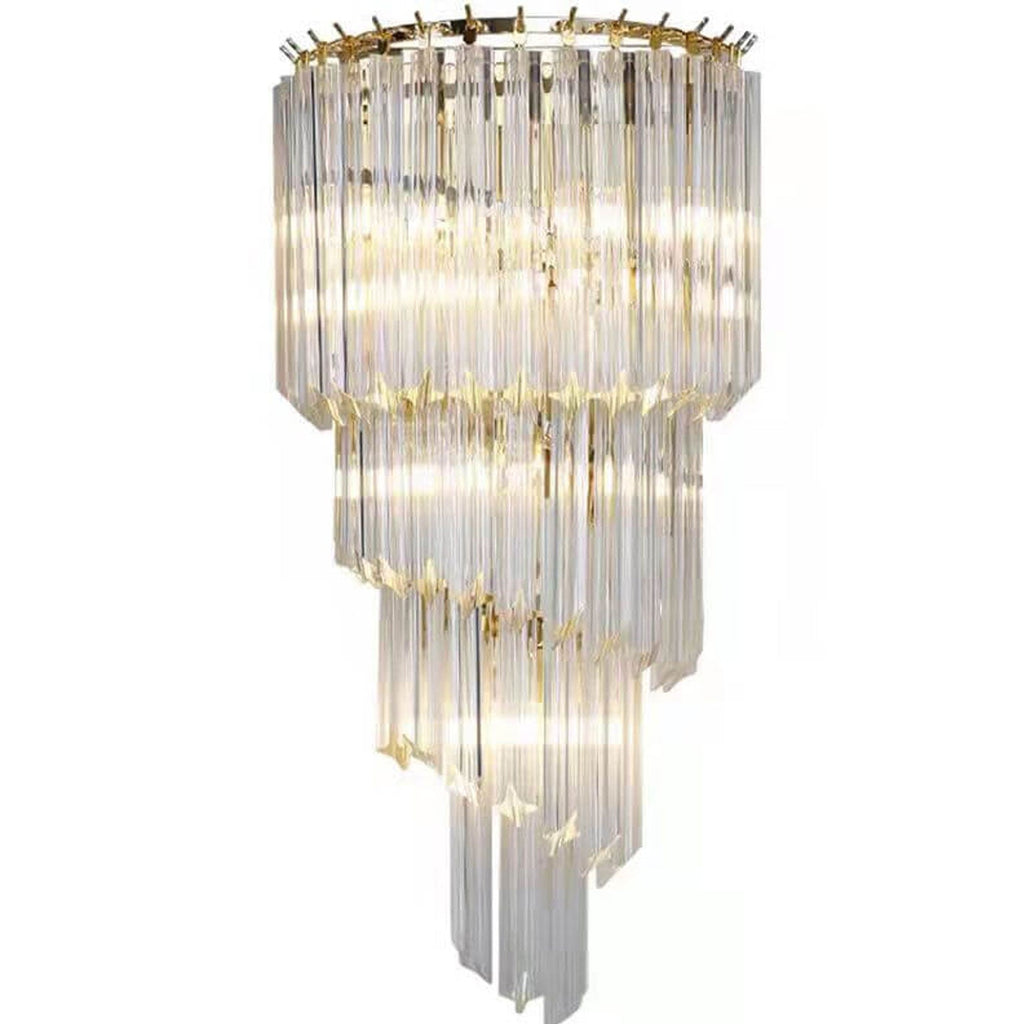 Crystal Four Layers 4-Light Wall Lamp