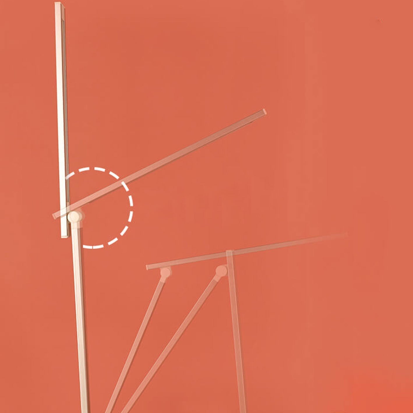 Aluminum Folding Eye Care Table Lamp