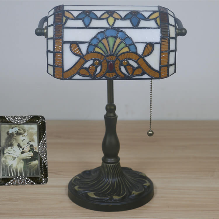 Stained Glass Zipper Switch Table Lamp
