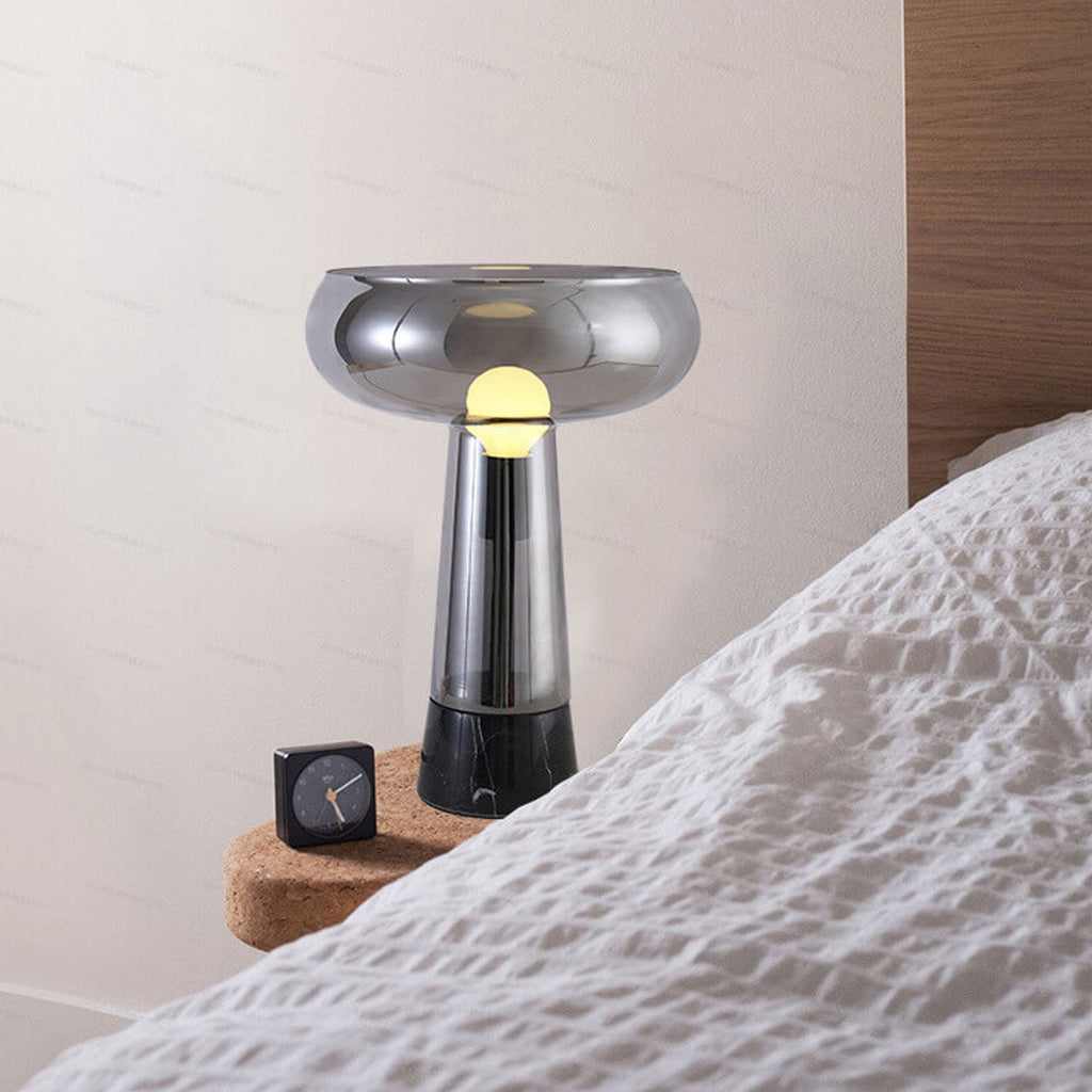 Glass Marble Table Lamp