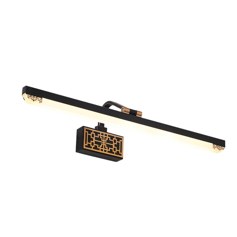 Iron Bar Rotating Mirror Wall Lamp