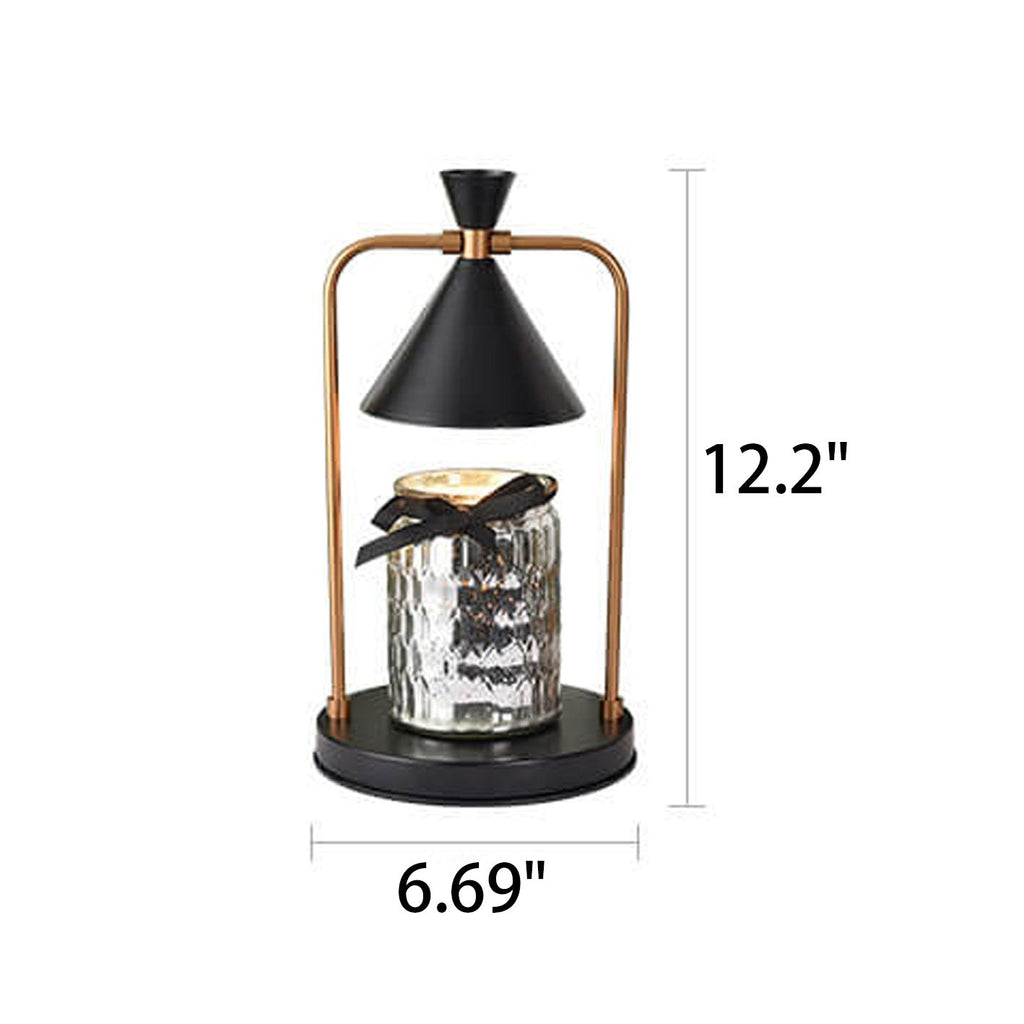 Metal Cone Melting Wax Table Lamp