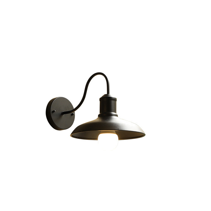 Loft Dome Iron Bent Outdoor Light