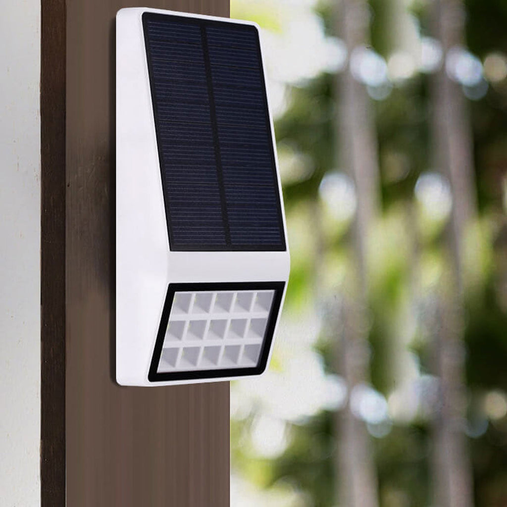 Square Fence Sensor Outdoor Light
