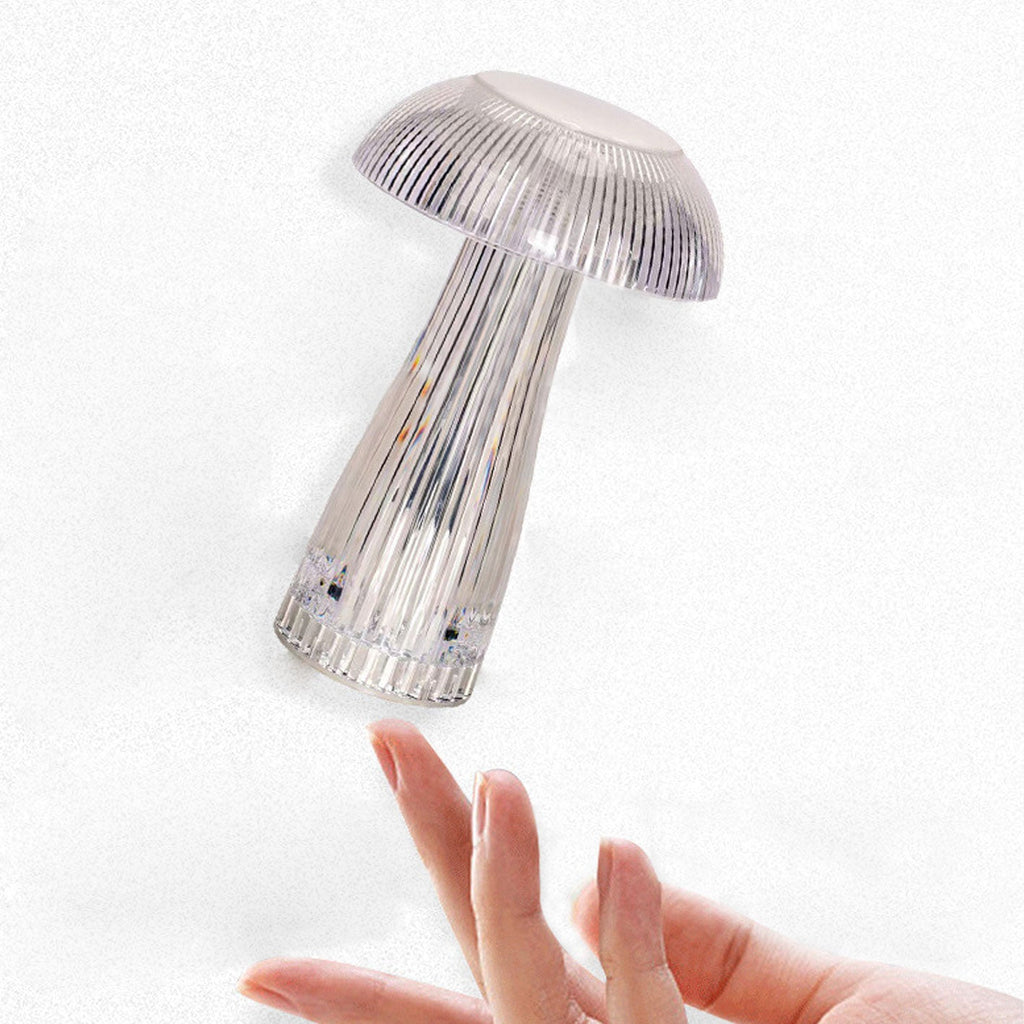 Mushroom PMMA Dazzling Touch Table Lamp