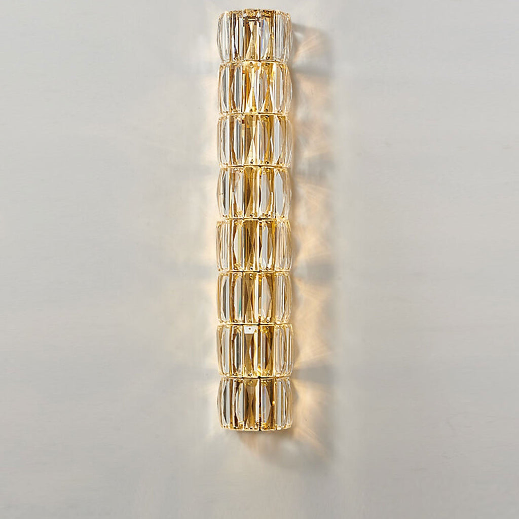 Crystal Column 6-Light Wall Lamp