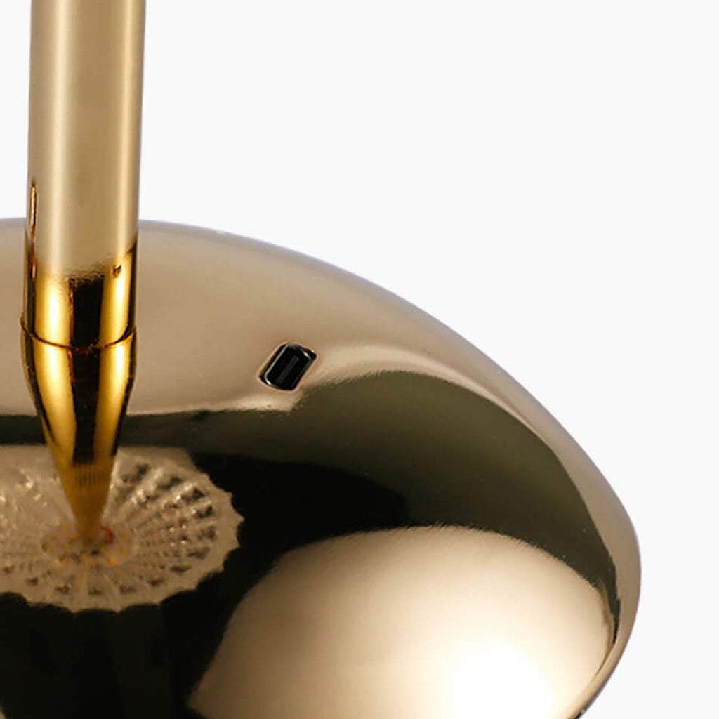 Aluminum Alloy Charging Night Table Lamp